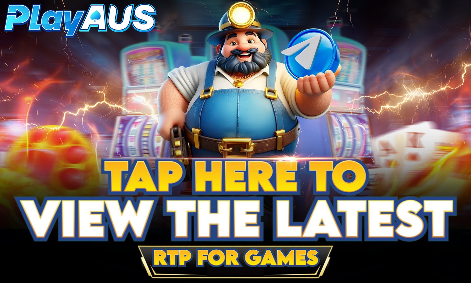 PlayAus artwork promoting access to game RTP information