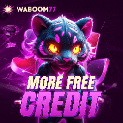 Animated free credit reward promotion