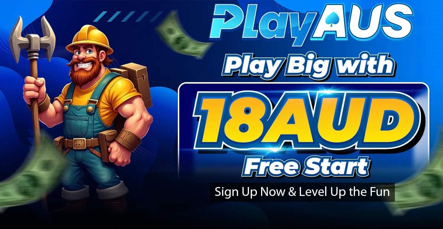 PlayAus free start sign-up promotion