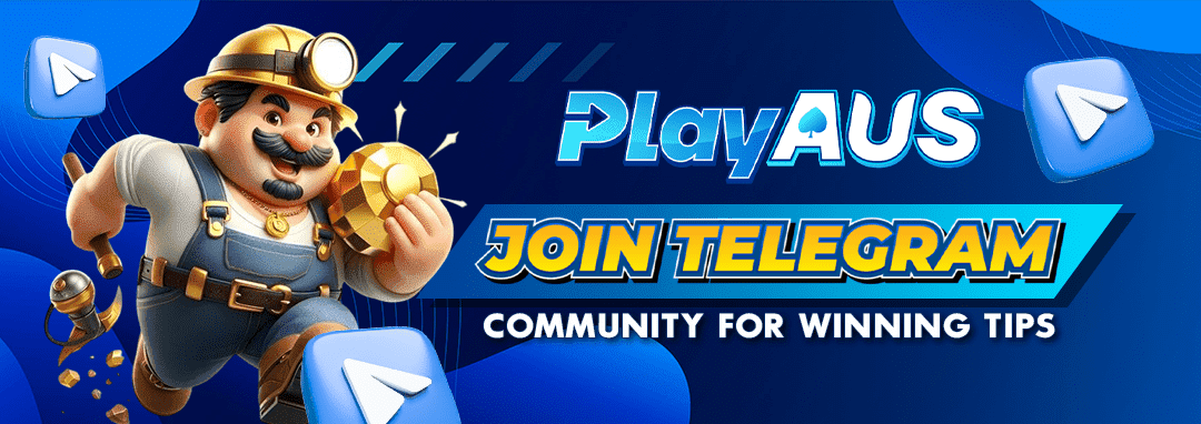 PlayAus Telegram community banner