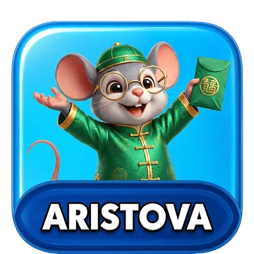 Aristova mouse character casino artwork